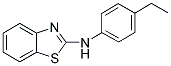 BENZOTHIAZOL-2-YL-(4-ETHYL-PHENYL)-AMINE 结构式