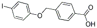 4-(4-IODO-PHENOXYMETHYL)-BENZOIC ACID 结构式