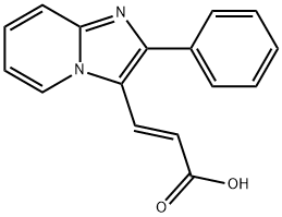 3-(2-PHENYL-IMIDAZO[1,2-A]PYRIDIN-3-YL)-ACRYLIC ACID 结构式