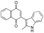 2-(2-METHYL-1H-INDOL-3-YL)NAPHTHOQUINONE 结构式