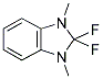 2,2-DIFLUORO-1,3-DIMETHYLBENZIMIDAZOLIDINE 结构式