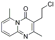 3-(2-CHLOROETHYL)-2,6-DIMETHYL-4H-PYRIDO[1,2-A]PYRIMIDIN-4-ONE 结构式