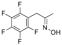 (PENTAFLUOROPHENYL)ACETONE OXIME 结构式