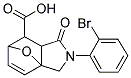 3-(2-Bromo-phenyl)-4-oxo-10-oxa-3-aza-tricyclo[5.2.1.0(1,5)]dec-8-ene-6-carboxylic acid 结构式