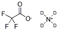 AMMONIUM TRIFLUOROACETATE-D4 结构式