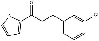 3-(3-CHLOROPHENYL)-1-(2-THIENYL)-1-PROPANONE 结构式