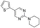 2-PIPERIDIN-1-YL-5-THIEN-2-YLPYRIMIDINE 结构式