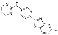 (5,6-DIHYDRO-4H-[1,3]THIAZIN-2-YL)-[4-(5-METHYL-BENZOTHIAZOL-2-YL)-PHENYL]-AMINE 结构式