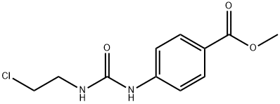 4-(3-(2-氯乙基)脲基)苯甲酸甲酯 结构式