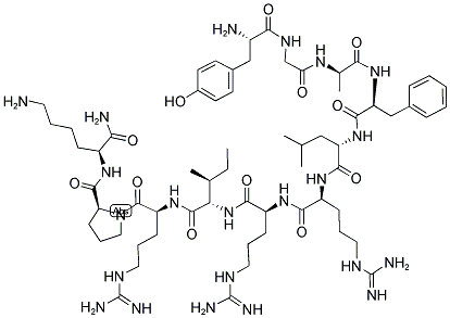 (D-ALA3)-DYNORPHIN A (1-11) AMIDE 结构式