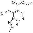 ETHYL 7-(CHLOROMETHYL)-2-METHYLPYRAZOLO[1,5-A]PYRIMIDINE-6-CARBOXYLATE 结构式