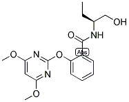 (2S)-2-[2-[(4,6-DIMETHOXYPYRIMIDIN-2-YL)OXY]BENZAMIDO]BUTAN-1-OL 结构式