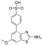2-AMINO 6-METHOXY SULPHOPHENYL BENZOTHIAZOLE 结构式
