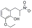 1-(3-ETHOXY-2-HYDROXYPHENYL)-2-NITROPROPANE 结构式