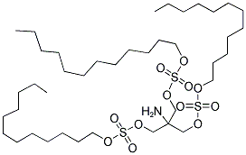 2-AMINO-2-HYDROXYMETHYL-1,3-PROPANEDIOL DODECYLSULFATE 结构式