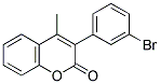 3(3'-BROMOPHENYL)-4-METHYLCOUMARIN 结构式