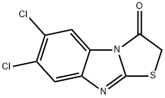 6,7-DICHLORO[1,3]THIAZOLO[3,2-A][1,3]BENZIMIDAZOL-3(2H)-ONE 结构式