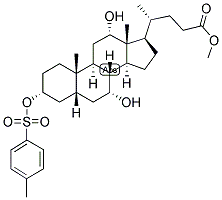 5-BETA-CHOLANIC ACID-3-ALPHA, 7-ALPHA, 12-ALPHA-TRIOL METHYL ESTER 3-PARATOLUENESUFONATE 结构式