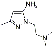 2-(2-DIMETHYLAMINOETHYL)-5-METHYL-2H-PYRAZOLE-3-YLAMINE 结构式