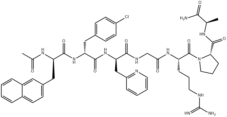 LUTEINIZING HORMONE-RELEASING HORMONE ANTAGONIST 结构式