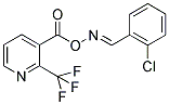 2-AZA-3-(2-CHLOROPHENYL)-1-OXA-1-[2-(TRIFLUOROMETHYL)PYRIDIN-3-YLCARBONYL]PROP-2-ENE 结构式