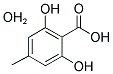 2,6-DIHYDROXY-4-METHYLBENZOIC ACID MONOHYDRATE 结构式