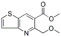 5-(METHOXYMETHYL)THIENO[3,2-B]PYRIDINE-6-CARBOXYLIC ACID, METHYL ESTER 结构式