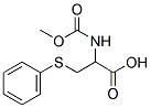 2-[(METHOXYCARBONYL)AMINO]-3-(PHENYLTHIO)PROPANOIC ACID 结构式