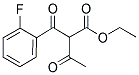 2-(2-FLUORO-BENZOYL)-3-OXO-BUTYRIC ACID ETHYL ESTER 结构式