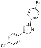 1-(4-BROMOPHENYL)-4-(4-CHLOROPHENYL)-1H-PYRAZOLE 结构式