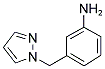 3-PYRAZOL-1-YLMETHYL-PHENYLAMINE 结构式