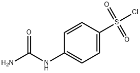 4-UREIDO-BENZENESULFONYL CHLORIDE 结构式