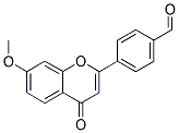 4-(7-METHOXY-4-OXO-4H-CHROMEN-2-YL)BENZALDEHYDE 结构式
