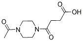 4-(4-乙酰基哌嗪-1-基)-4-氧代丁酸 结构式