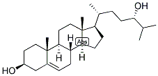 胆固醇-5-烯-3Β,24S-二醇 结构式