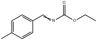 (4-METHYL-BENZYLIDENE)-CARBAMIC ACID ETHYL ESTER 结构式