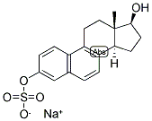 1,3,5(10), 6,8(9)-ESTRAPENTAEN-3,17-BETA-DIOL 3-SULFATE, SODIUM SALT 结构式