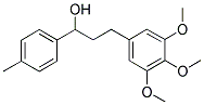 1-(4-METHYLPHENYL)-3-(3,4,5-TRIMETHOXYPHENYL)-1-PROPANOL 结构式