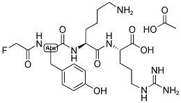 FA-TYR-LYS-ARG-OH ACOH 结构式