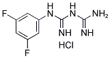 1-(3,5-DIFLUOROPHENYL)BIGUANIDE HYDROCHLORIDE 结构式