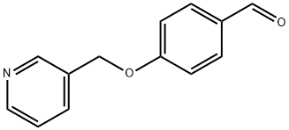 4-(吡啶-3-基甲氧基)苯甲醛 结构式