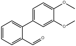 3',4'-二甲氧基-[1,1'-联苯]-2-甲醛 结构式