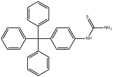 N-(4-TRITYLPHENYL)THIOUREA 结构式