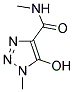 5-HYDROXY-N,1-DIMETHYL-1H-1,2,3-TRIAZOLE-4-CARBOXAMIDE 结构式