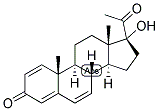 1,6-二脱氢, 17-羟基孕酮 结构式