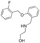 2-((2-((2-FLUOROBENZYL)OXY)BENZYL)AMINO)ETHANOL 结构式