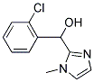 (2-CHLOROPHENYL)(1-METHYL-1H-IMIDAZOL-2-YL)METHANOL 结构式