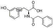 N-PHENYLACETYL-M-TYROSINE 结构式