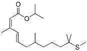 2-CIS-4-TRANS-S-METHOPRENIC ACID 结构式