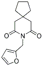 8-(2-Furylmethyl)-8-azaspiro[4.5]decane-7,9-dione 结构式